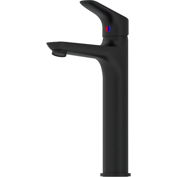 Смеситель для раковины высокий Damixa Jupiter 770250301, чёрный, Цвет производителя: чёрный - 4 Смеситель для раковины высокий Damixa Jupiter 770250301, чёрный, Цвет производителя: чёрный фото 4