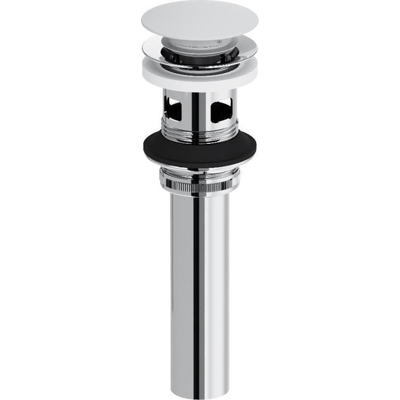 Донный клапан Damixa Option 210610200 удлинённый, белый глянцевый фото 2