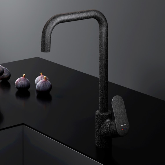 Смеситель для кухни AM.PM Like F8006022l, чёрный, Цвет производителя: чёрный фото 5