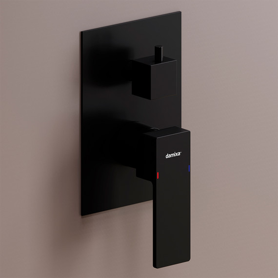 Смеситель для ванны и Damixa Gala 537100300 со скрытой частью, чёрный, Цвет производителя: чёрный фото 4