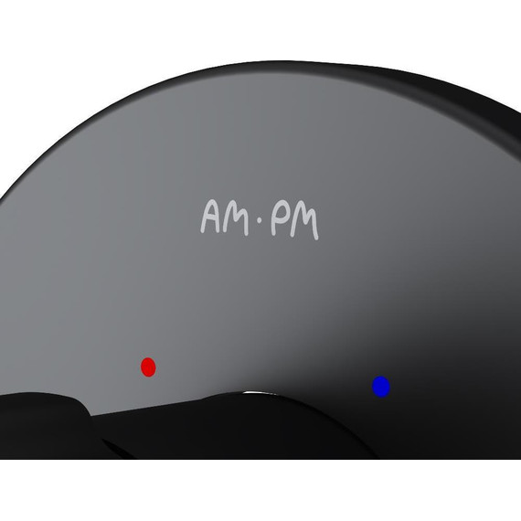 Смеситель для душа AM.PM X-Joy F85A65722 TouchReel со скрытой частью, чёрный фото 7