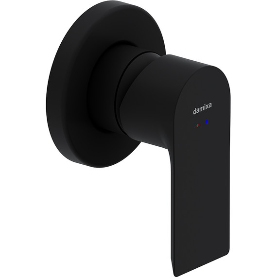 Смеситель для душа Damixa Apollo 477500300 со скрытой частью, чёрный, Цвет производителя: чёрный фото 2
