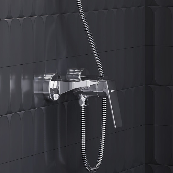 Смеситель для душа Damixa Merkur 402000000, Цвет производителя: хром фото 3