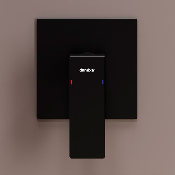 Смеситель для душа Damixa Gala 537500300 со скрытой частью, чёрный, Цвет производителя: чёрный фото 3