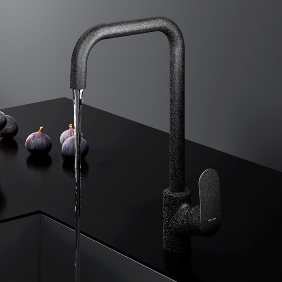 Смеситель для кухни AM.PM Like F8006022l, чёрный, Цвет производителя: чёрный фото 6