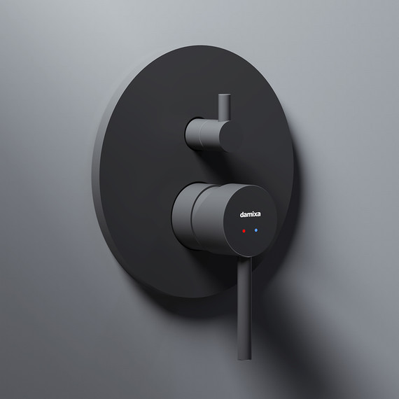 Душевая система Damixa Scandinavian Pure 936520300, чёрный фото 8