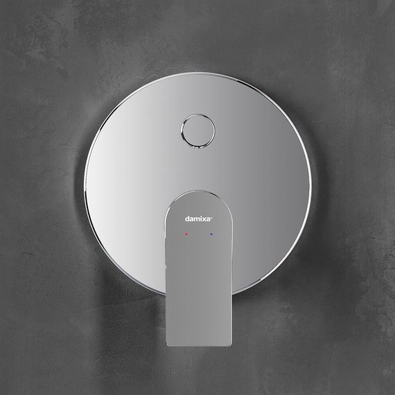 Смеситель для ванны Damixa Apollo 477100000 со скрытой частью, Цвет производителя: хром фото 4