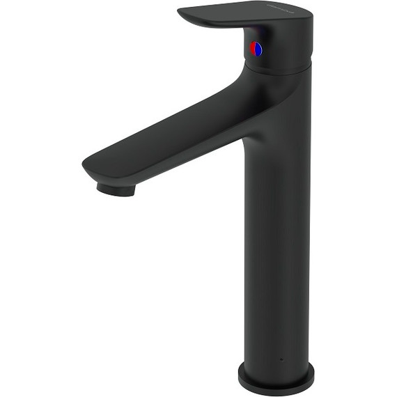 Смеситель для раковины высокий Damixa Jupiter 770250301, чёрный, Цвет производителя: чёрный - 5 Смеситель для раковины высокий Damixa Jupiter 770250301, чёрный, Цвет производителя: чёрный фото 5