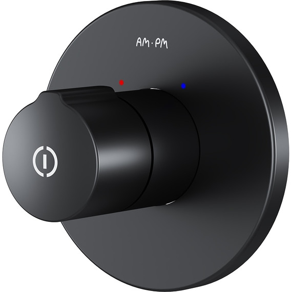 Смеситель для душа AM.PM X-Joy F85A65722 TouchReel со скрытой частью, чёрный фото 