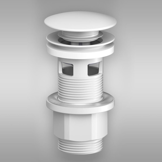 Донный клапан нажимной AM.PM AM.PM F0700P33, белый - 3 Донный клапан нажимной AM.PM AM.PM F0700P33, белый фото 3