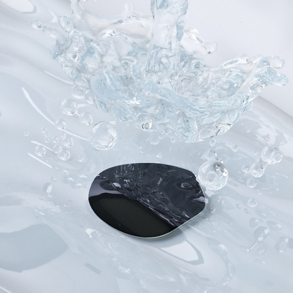 Донный клапан Damixa Option 210610300 удлинённый, чёрный матовый фото 3