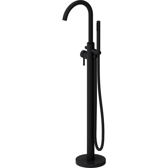 Смеситель для ванны отдельностоящий Damixa Scandinavian Pure 365000300, чёрный, Цвет производителя: чёрный фото 