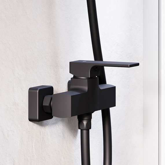 Смеситель для душа Damixa Gala 532000300, чёрный, Цвет производителя: чёрный фото 3