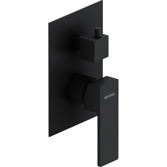 Смеситель для ванны и Damixa Gala 537100300 со скрытой частью, чёрный, Цвет производителя: чёрный фото 2