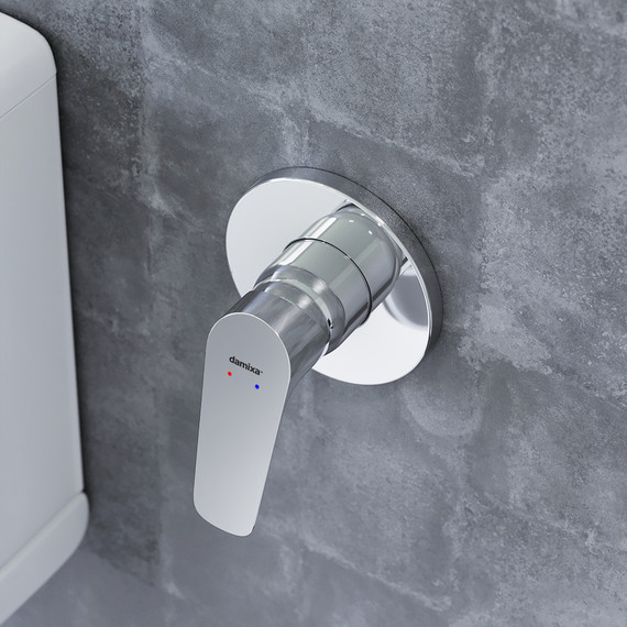 Смеситель для душа Damixa Jupiter 777500001 со скрытой частью, Цвет производителя: хром фото 2