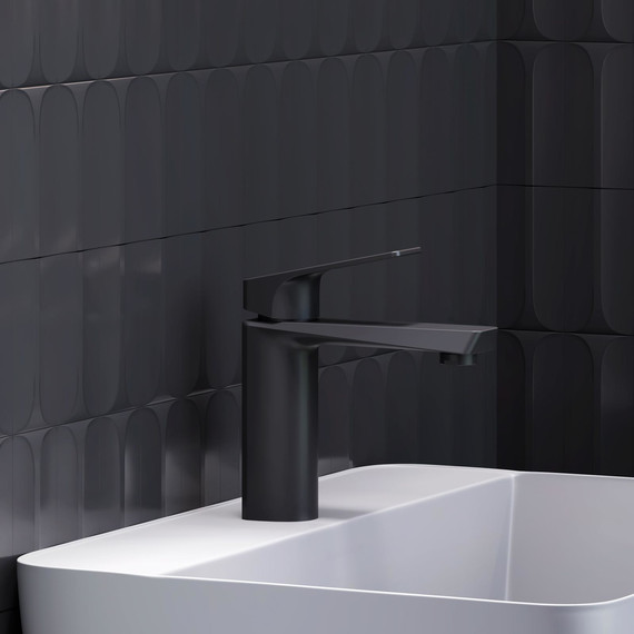 Смеситель для раковины Damixa Merkur 400210300, чёрный, Цвет производителя: чёрный - 3 Смеситель для раковины Damixa Merkur 400210300, чёрный, Цвет производителя: чёрный фото 3