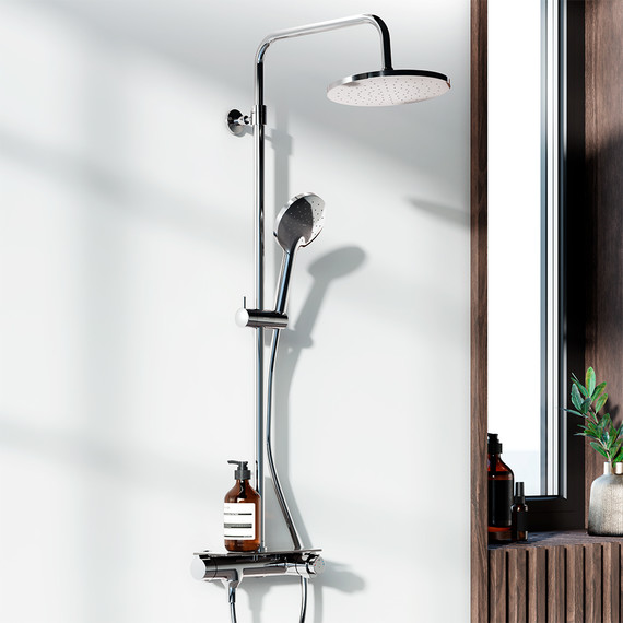 Душевая система c термостатом Damixa Jupiter 977750000  - 7 Душевая система c термостатом Damixa Jupiter 977750000  фото 7