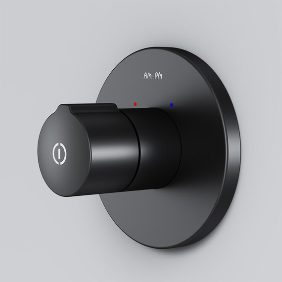 Смеситель для душа AM.PM X-Joy F85A65722 TouchReel со скрытой частью, чёрный фото 3