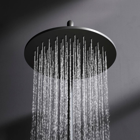 Душевая система AM.PM Inspire V2.0 F0750A522 с термостатом, чёрный, Цвет производителя: чёрный фото 6