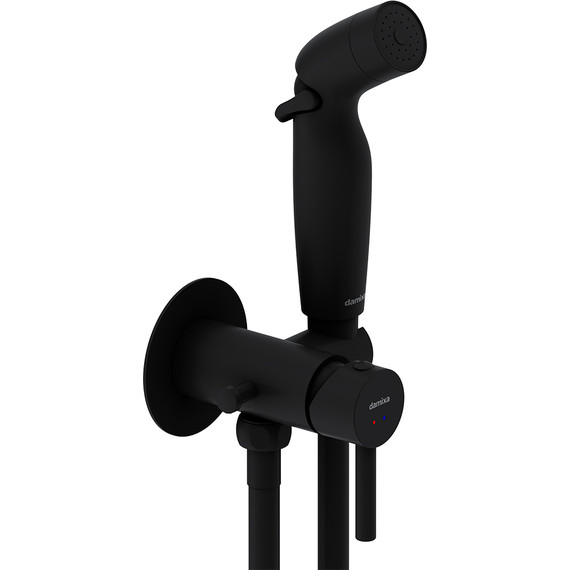 Набор для гигиенического душа Damixa Option 211000300, чёрный - 2 Набор для гигиенического душа Damixa Option 211000300, чёрный фото 2