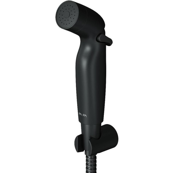 Гигиенический душ AM.PM AM.PM F0202022  со шлангом и держателем, чёрный фото 