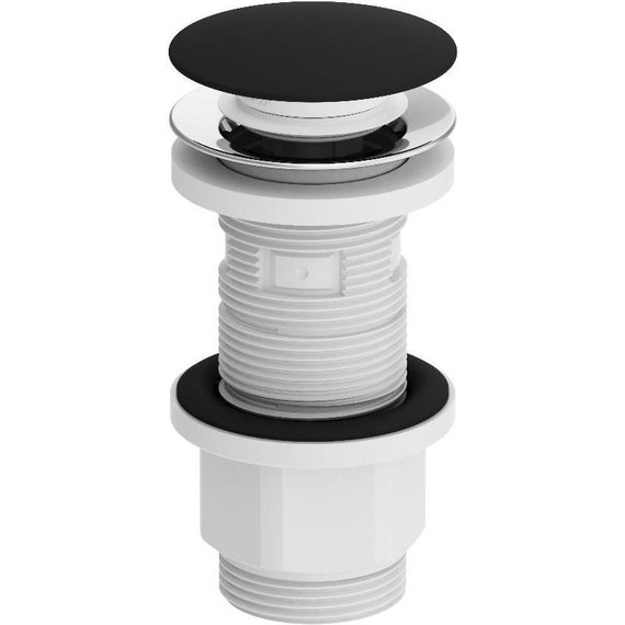 Донный клапан Damixa Option 210600300, чёрный матовый фото 2