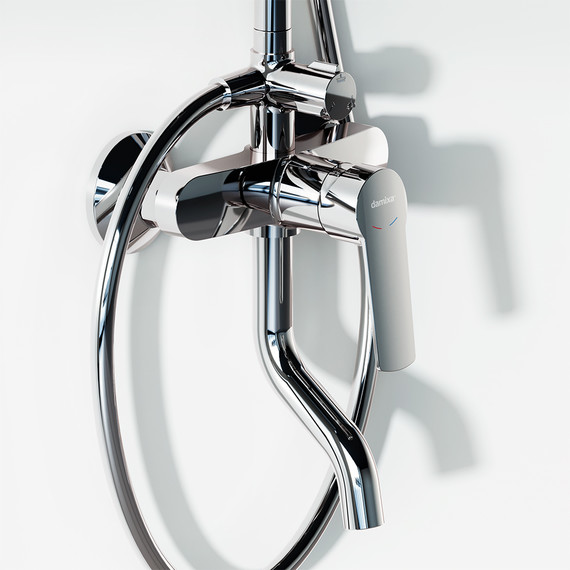 Душевая система для душа Damixa Jupiter 977740000 - 5 Душевая система для душа Damixa Jupiter 977740000 фото 5