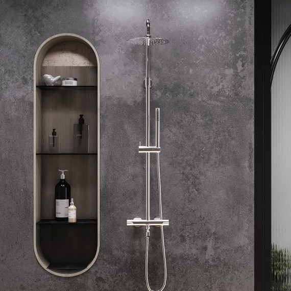 Душевая система c термостатом Damixa Scandinavian Pure 936810000 - 4 Душевая система c термостатом Damixa Scandinavian Pure 936810000 фото 4