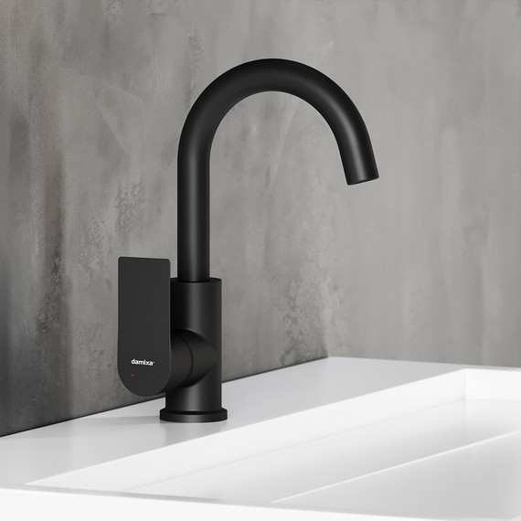 Cмеситель для раковины Damixa Apollo 470220300, чёрный, Цвет производителя: чёрный - 3 Cмеситель для раковины Damixa Apollo 470220300, чёрный, Цвет производителя: чёрный фото 3