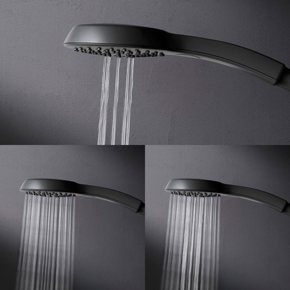 Душевая система AM.PM Inspire V2.0 F0750A522 с термостатом, чёрный, Цвет производителя: чёрный фото 8