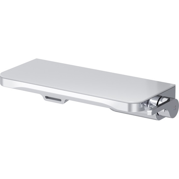 Смеситель для раковины AM.PM Func монтируемый в стену с полкой и каскадным изливом F8F72700, Цвет производителя: хром фото 11