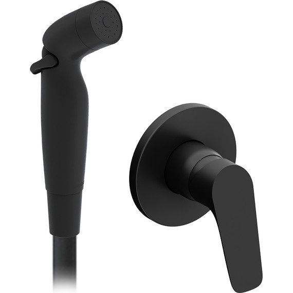 Набор для гигиенического душа Damixa Jupiter 777510300, чёрный - 2 Набор для гигиенического душа Damixa Jupiter 777510300, чёрный фото 2