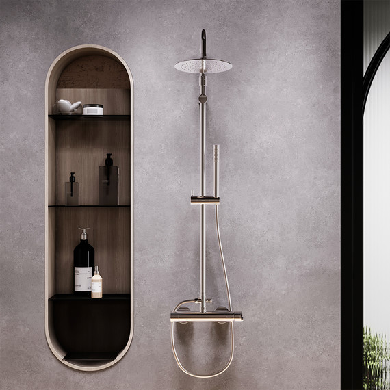 Душевая система для душа Damixa Scandinavian Pure 936710000 - 3 Душевая система для душа Damixa Scandinavian Pure 936710000 фото 3