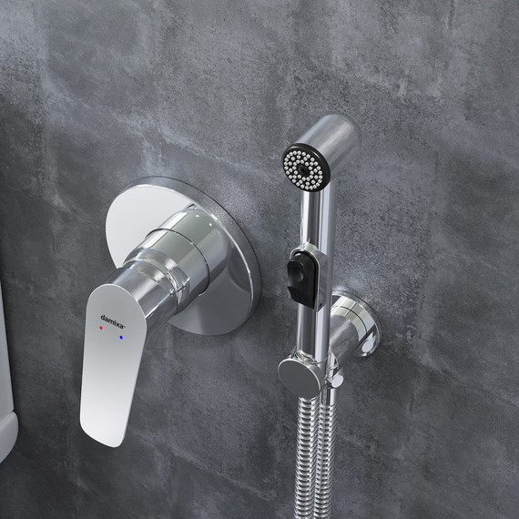 Набор для гигиенического душа Damixa Jupiter 777510001 - 2 Набор для гигиенического душа Damixa Jupiter 777510001 фото 2