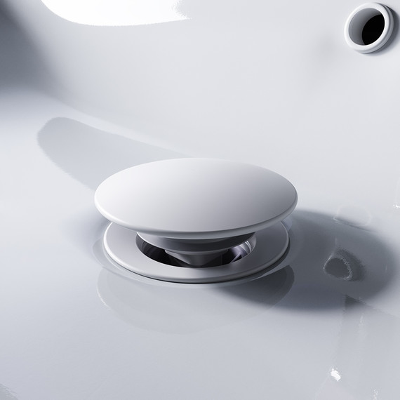 Донный клапан нажимной AM.PM AM.PM F0700P33, белый - 2 Донный клапан нажимной AM.PM AM.PM F0700P33, белый фото 2