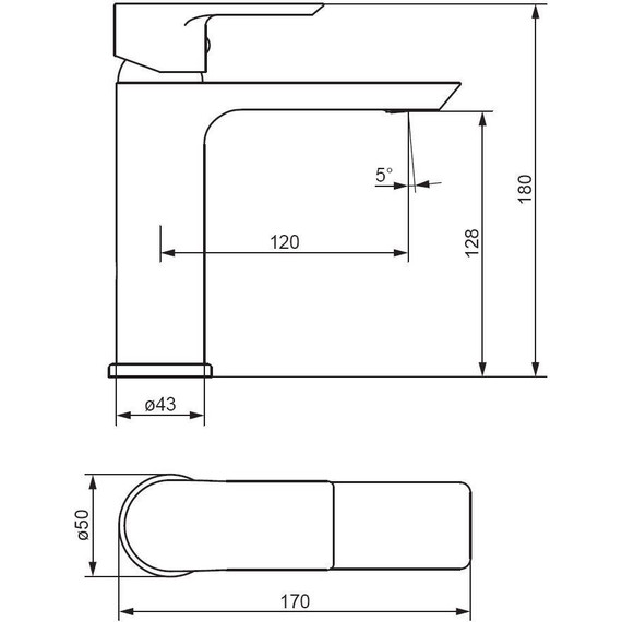 Cмеситель для раковины Damixa Apollo 470210000, Цвет производителя: хром фото 5