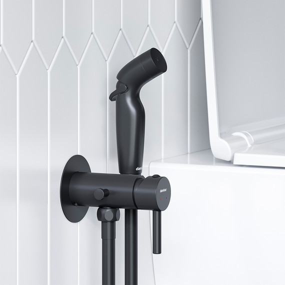 Набор для гигиенического душа Damixa Option 211000300, чёрный - 4 Набор для гигиенического душа Damixa Option 211000300, чёрный фото 4