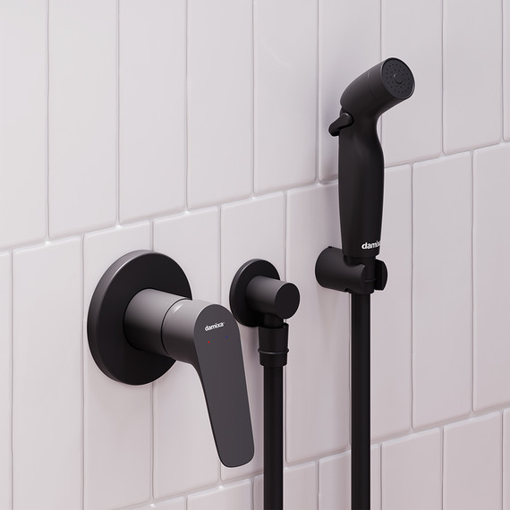 Набор для гигиенического душа Damixa Jupiter 777510300, чёрный - 4 Набор для гигиенического душа Damixa Jupiter 777510300, чёрный фото 4