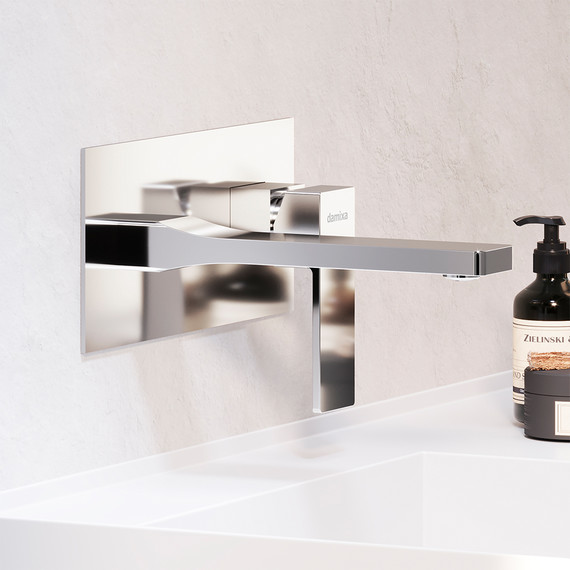 Смеситель для раковины со стены Damixa Gala 530260000 (со скрытой частью), Цвет производителя: хром фото 3