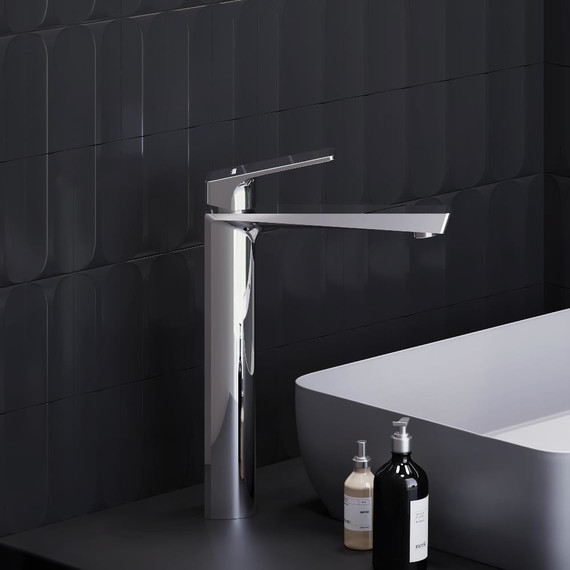 Смеситель для раковины высокий Damixa Merkur 400250000, Цвет производителя: хром фото 3