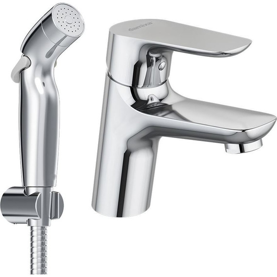 Смеситель для раковины Damixa Jupiter 770300001 с гигиеническим душем, Цвет производителя: хром фото 3