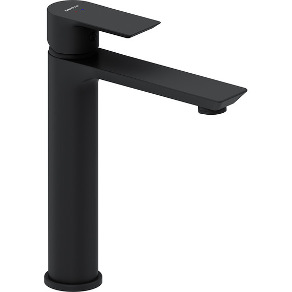 Смеситель для раковины высокий Damixa Apollo 470250300, чёрный, Цвет производителя: чёрный - 2 Смеситель для раковины высокий Damixa Apollo 470250300, чёрный, Цвет производителя: чёрный фото 2
