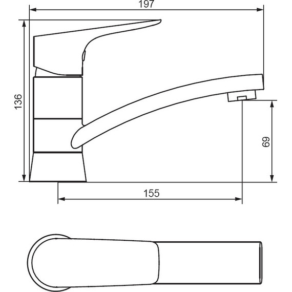 Смеситель для раковины Damixa Jupiter 770220001 фото 9