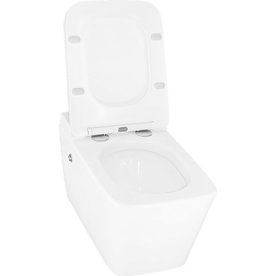 Унитаз подвесной импульсный Azario AZ-101C с тонкой крышкой микролифт (монтажная рама в комплекте) - 4 Унитаз подвесной импульсный Azario AZ-101C с тонкой крышкой микролифт (монтажная рама в комплекте) фото 4