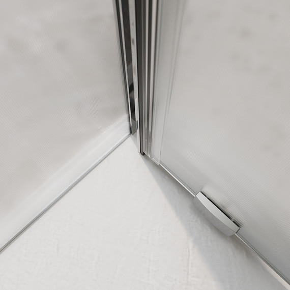 Душевое ограждение BelBagno 120x90 см LUCE-AH-1-120/90-P-Cr, хром/матовое фото 4