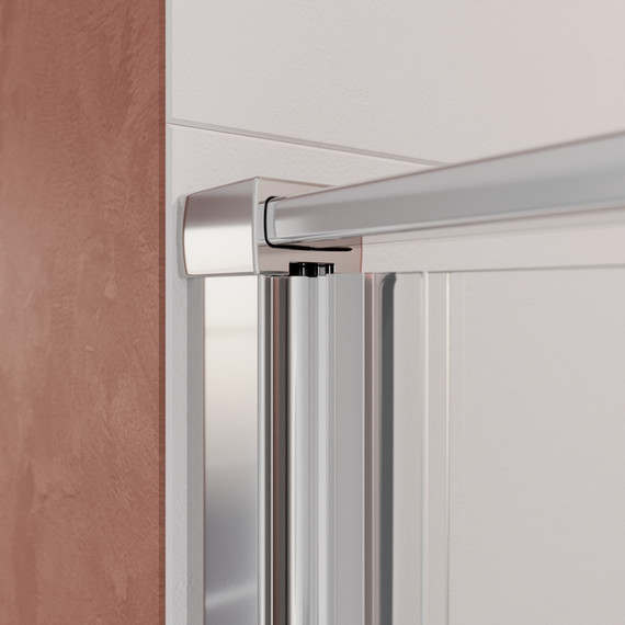 Душевая дверь Cezares 100 см LINER-B-12-100-C-Cr-R, хром/прозрачное - 6 Душевая дверь Cezares 100 см LINER-B-12-100-C-Cr-R, хром/прозрачное фото 6