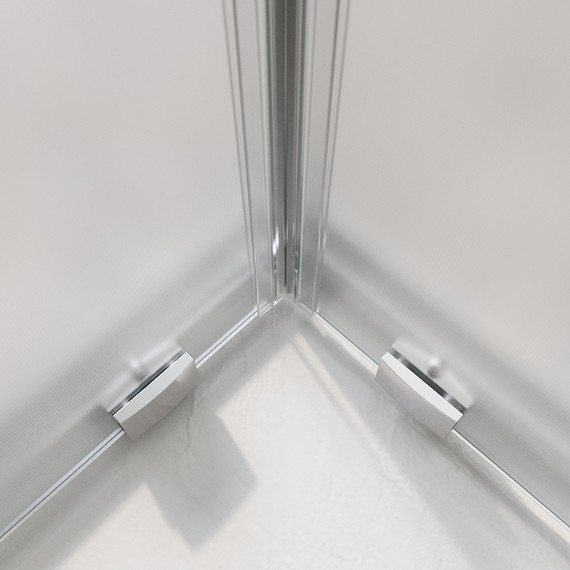 Душевое ограждение BelBagno 120x80 см LUCE-AH-21-120/80-P-Cr, хром/матовое фото 4