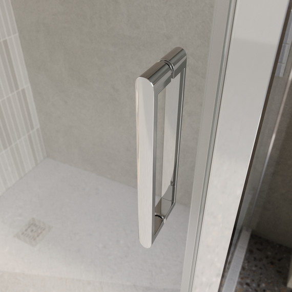 Душевое ограждение BelBagno 140x100 см LUCE-AH-1-140/100-C-Cr, хром/прозрачное - 2 Душевое ограждение BelBagno 140x100 см LUCE-AH-1-140/100-C-Cr, хром/прозрачное фото 2