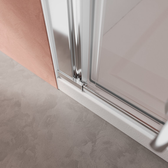 Душевая дверь Cezares 100 см LINER-B-12-100-C-Cr-L, хром/прозрачное - 5 Душевая дверь Cezares 100 см LINER-B-12-100-C-Cr-L, хром/прозрачное фото 5