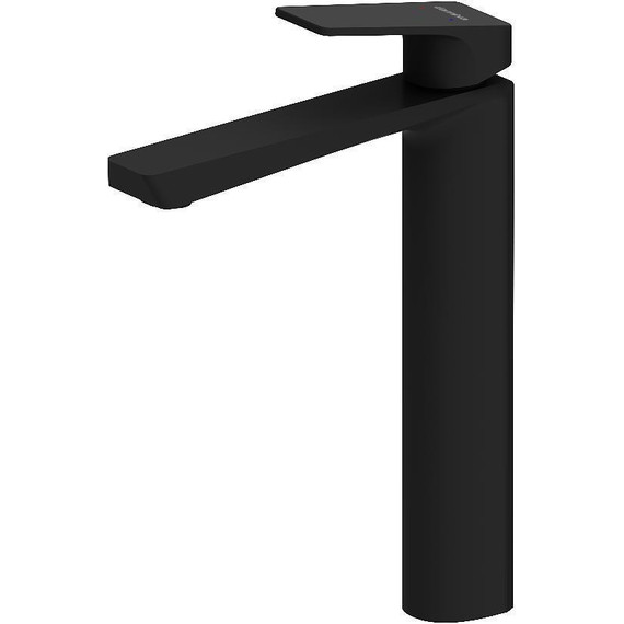 Смеситель для раковины высокий Damixa Merkur 400250300, чёрный, Цвет производителя: чёрный - 2 Смеситель для раковины высокий Damixa Merkur 400250300, чёрный, Цвет производителя: чёрный фото 2